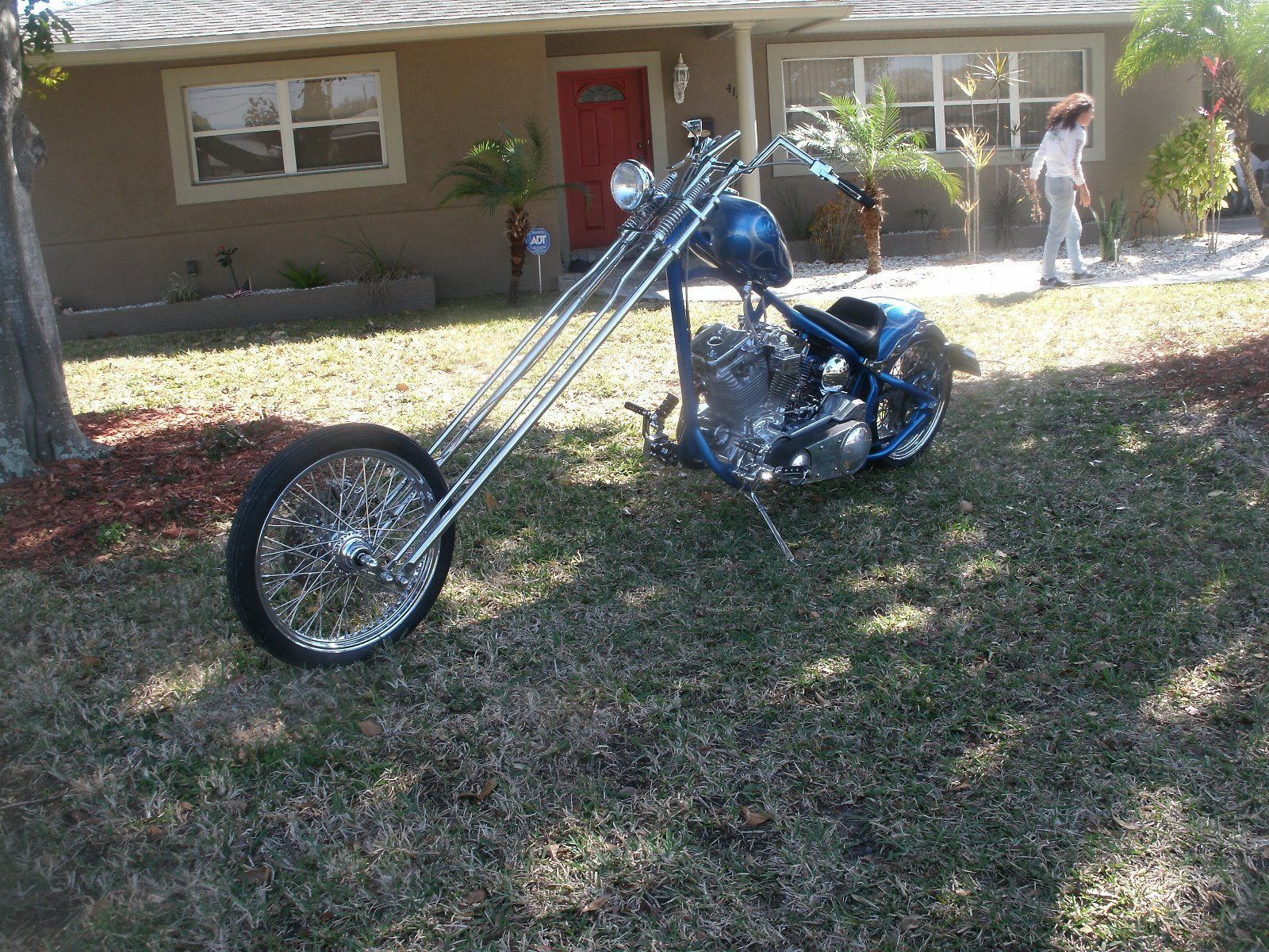 2006 Custom Built Chopper 30 over Denvers springer for sale