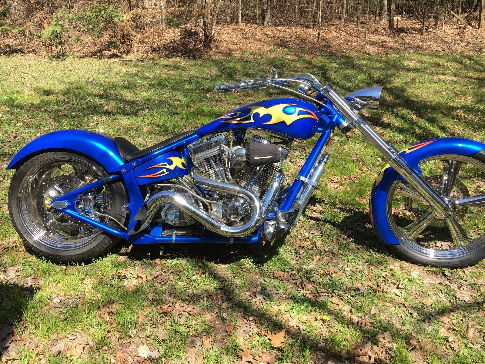 2004 Custom Chopper Motorcycle Vtwin 113ci 240 rear tire softail for sale
