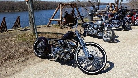 2015 Custom PRO Built Bobber Hardtail WITH Sprung SEAT NON Harley DAVIDSON for sale