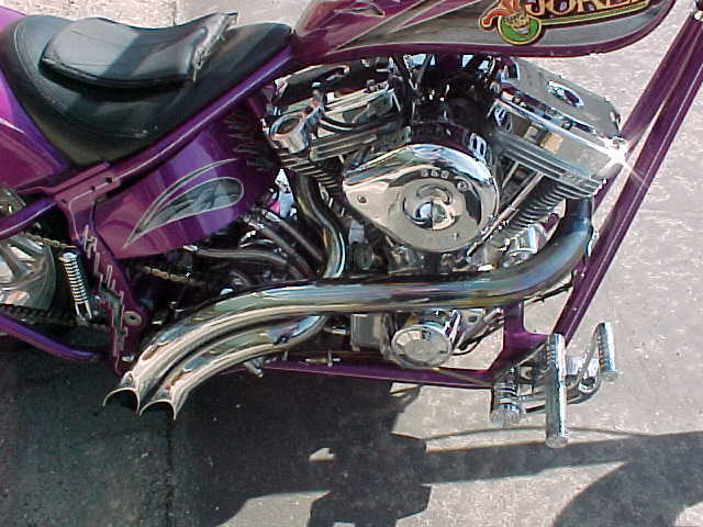 2002 Custom Chopper Motorcycle S&S 124 Sidewinder 5 Speed BAKER