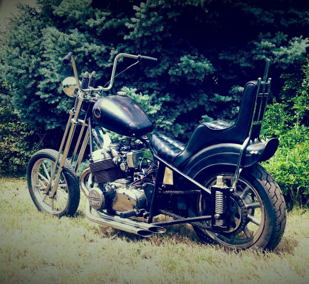 1973 Honda CB750 Chopper Amen Savior Custom motorbike