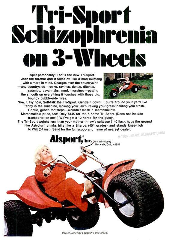 1974 Alsport Tri Sport 3 Wheeler