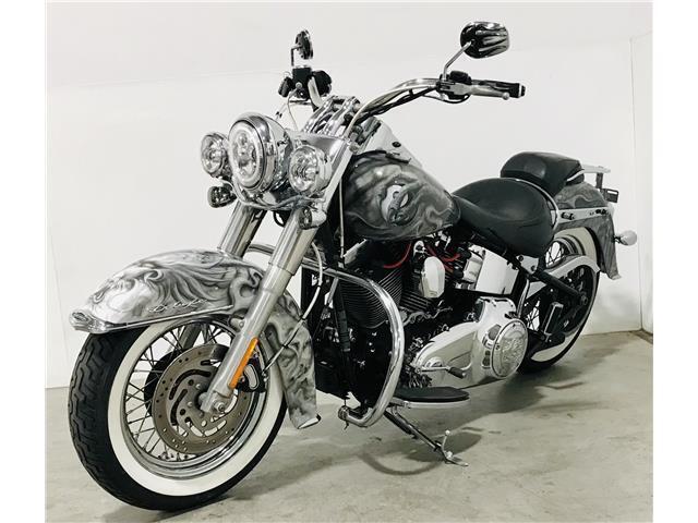 2009 Harley-Davidson Softail Deluxe Custom Python Pipes LED Lighting Wide Whites