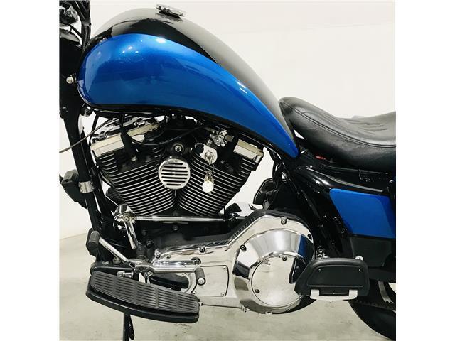 2015 Custom Built ASPT Harley-Davidson Chopper Black/blue Bagger Springer