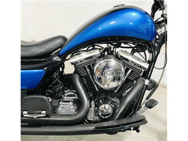 2015 Custom Built ASPT Harley-Davidson Chopper Black/blue Bagger Springer