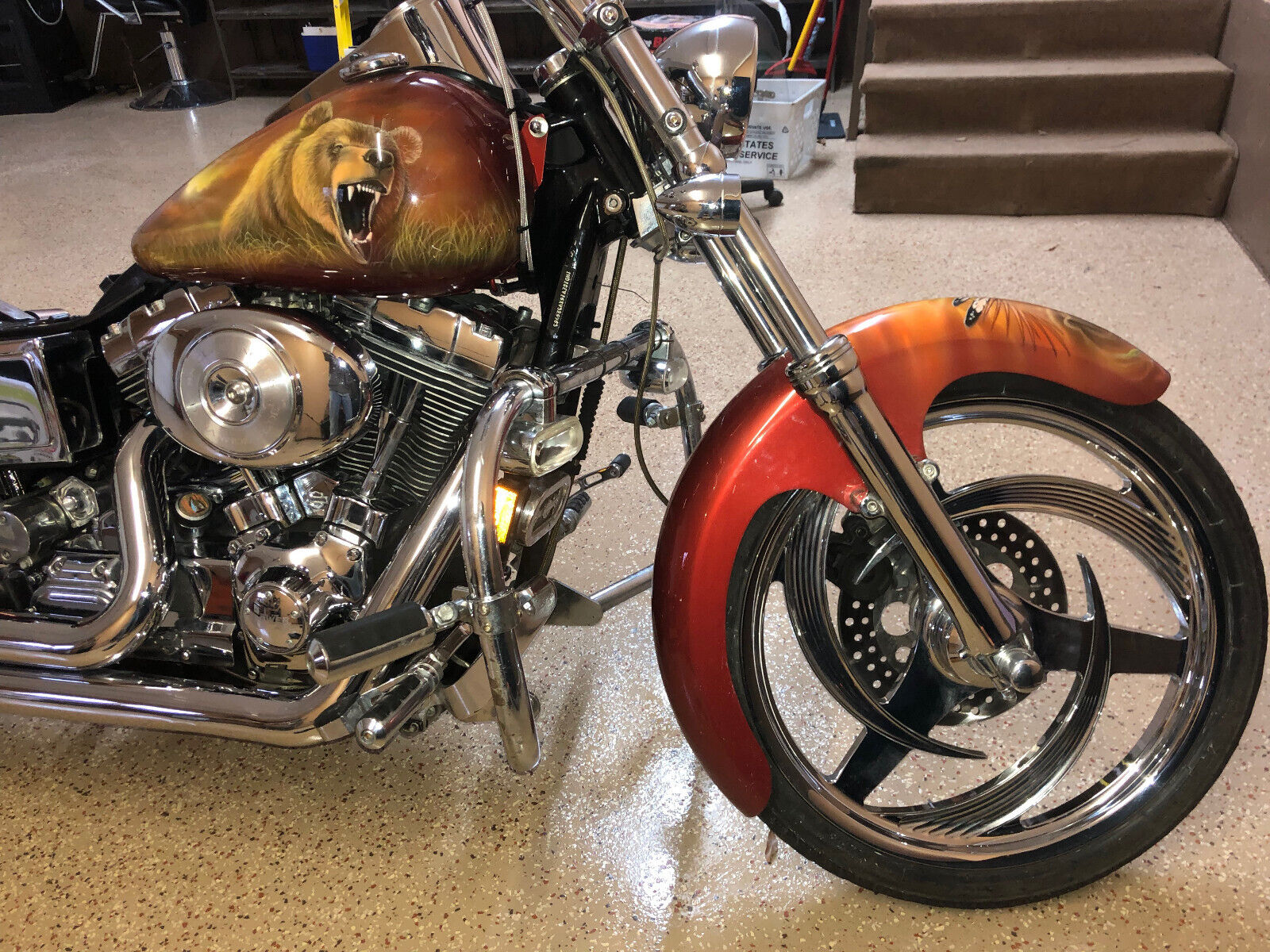 1999 Harley Davidson Dyna Wide Glide Fxdwg, Custom Fenders, Paint, 103 ...