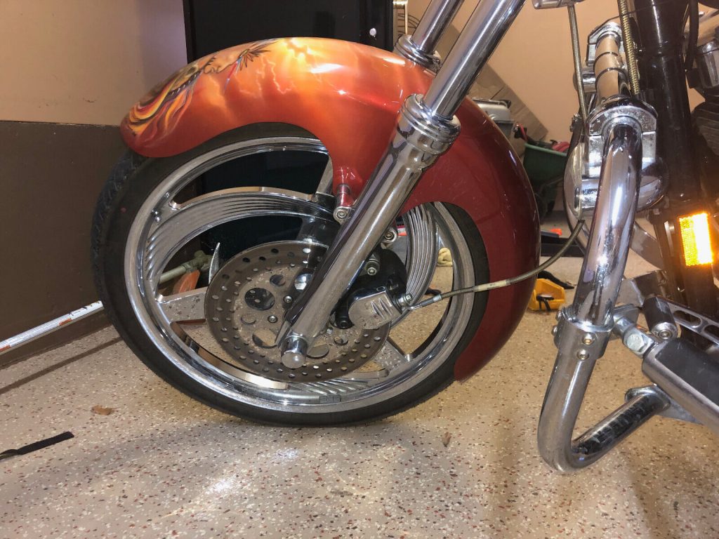 1999 Harley Davidson Dyna Wide Glide Fxdwg, Custom Fenders, Paint, 103 Motor