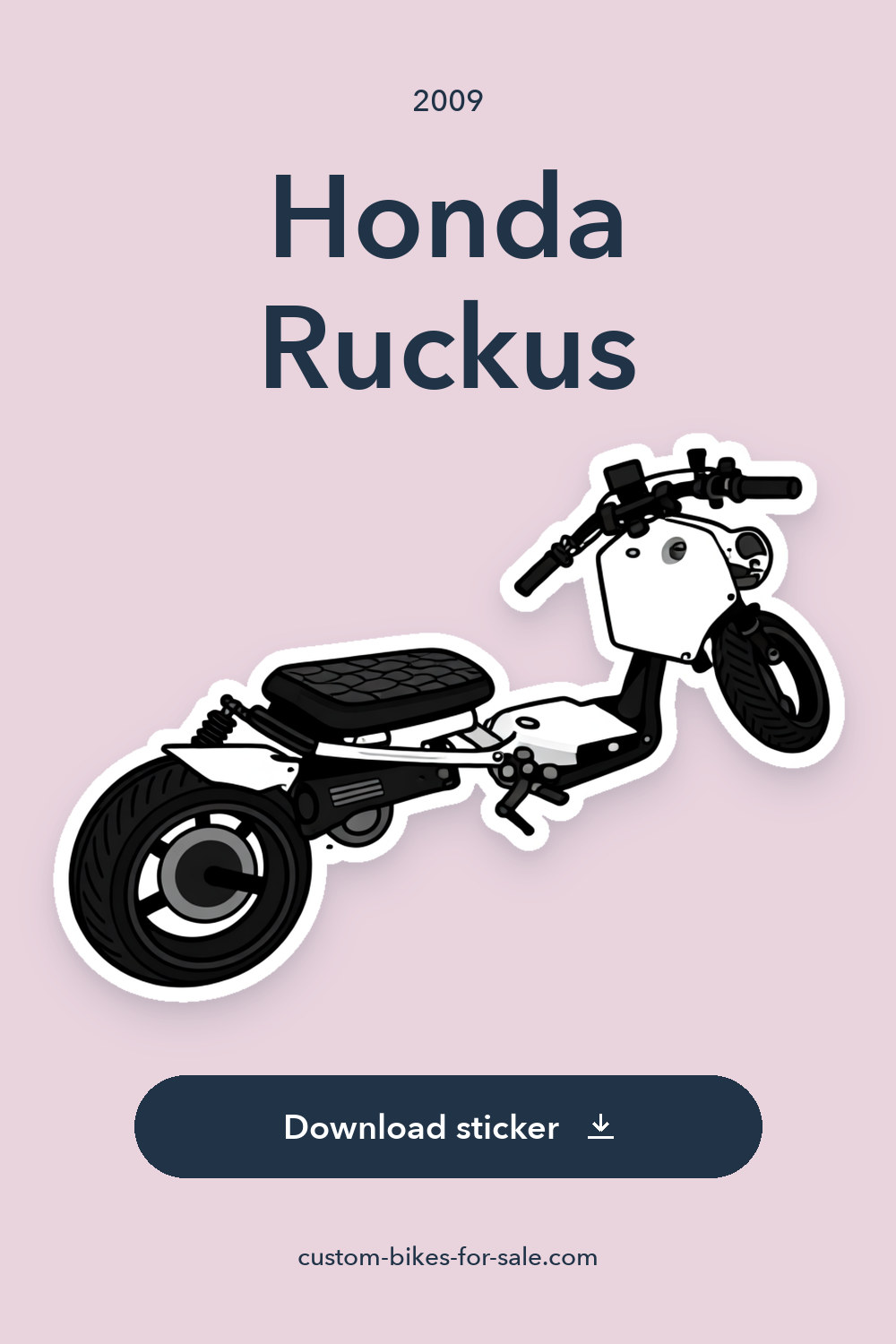 2009 Honda Ruckus sticker preview